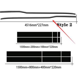 贴纸A561 用车身头车顶全211车贴装 适于道奇挑战者20改08 2020车款