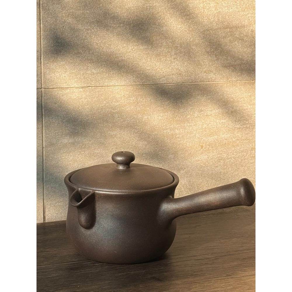 经典陶坊煮茶器原矿半手工还原烧共生矿紫砂壶中式泡茶壶功夫茶具