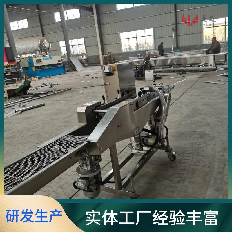 全自动土豆条挂浆机器型号齐全土豆块挂糊机连续式上浆设备供应