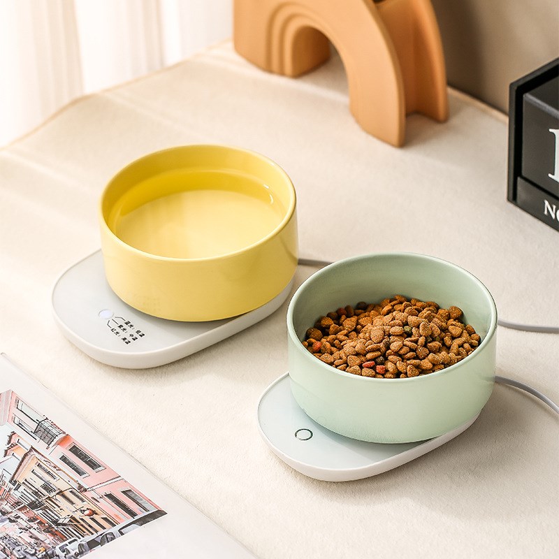 猫咪恒温饮水机加热碗宠物冬天喂食喂水酸奶机猫冬季喝水碗饮水器