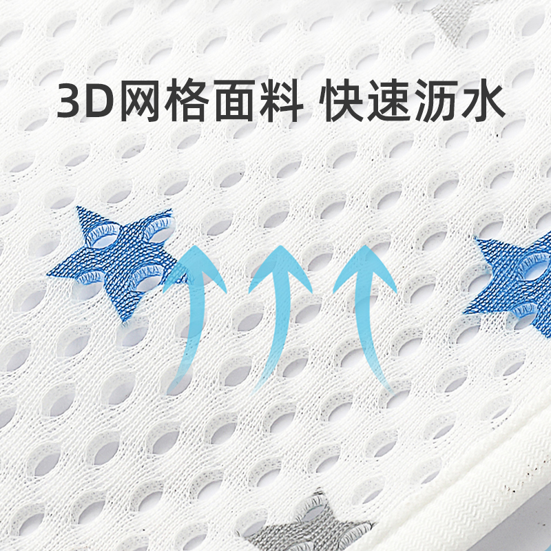 新生婴儿洗澡躺托神器宝宝悬浮浴垫浴网可坐圆盆防滑通用浴盆网兜