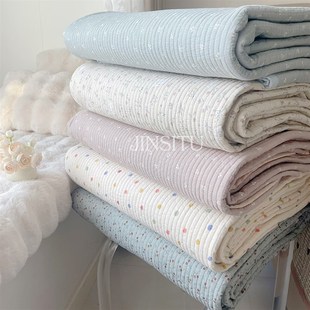 纯棉床单三件套全棉夹棉床盖单件榻榻米炕盖单人2025新款四季通用