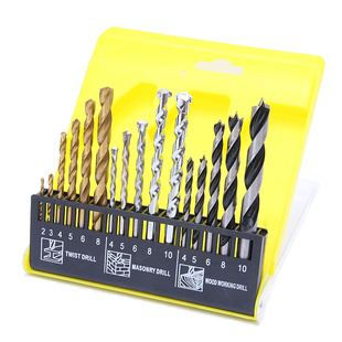 电钻钻头家用水泥穿墙麻花转头木工金属加长冲击钻头钻孔套装工具