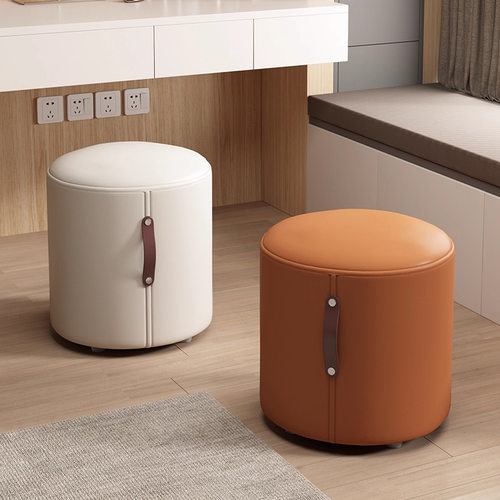 凳子家用换鞋凳卧室梳妆凳加高边几凳客厅沙发凳手提圆凳软包坐凳