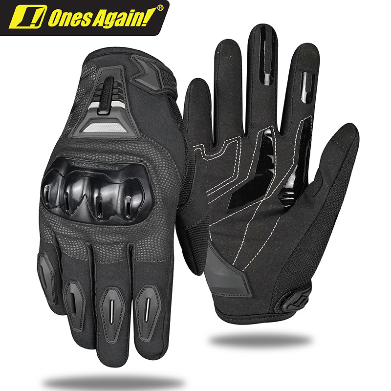摩托车骑行手套冬季加绒机车赛车防水保暖防寒骑士防摔装备手套男