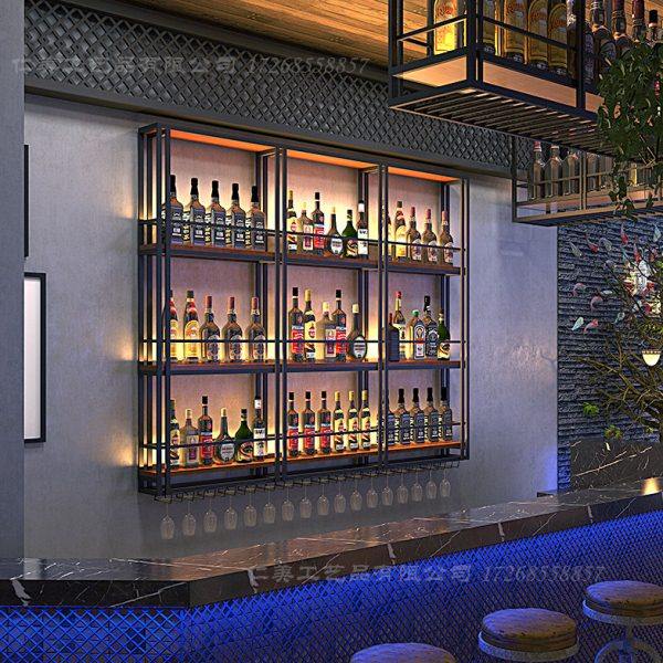 定制红酒架吧台壁挂酒架墙上置物架餐厅酒柜吊杯架酒吧创意展示架,商业/办公家具,红酒架/柜,淘宝优惠券,粉丝福利购,淘宝优惠卷