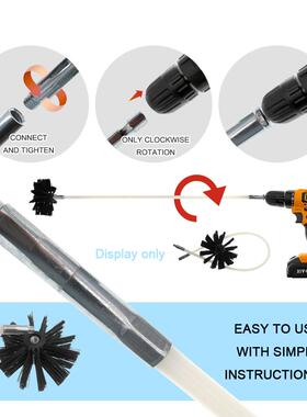 境货源电钻管跨道道AKB刷4/27.32m杆烘干机烟刷跨境烟囱清洁电动