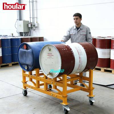 鹰力油桶放置架支架0TY10015移动VTF式存放油桶支架车可拆卸圆桶