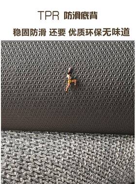 LFIP66D高入户地垫进门门厅端关走廊毯纯色编玄织纹地毯家用防滑