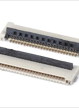 P连C/FFC接器1.0mm间距F12pn环DYZ保高温2.0iH打样掀盖翻盖