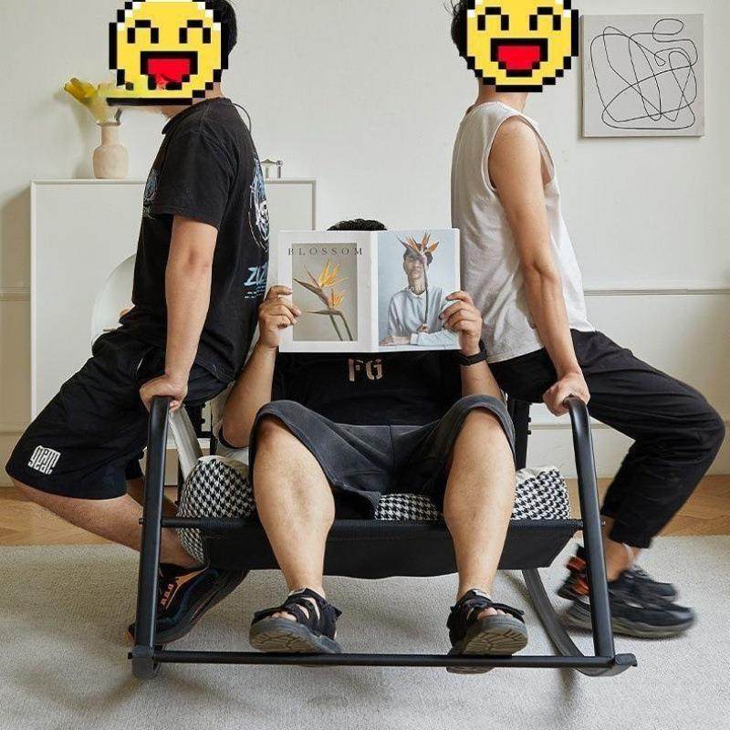 摇厅成人单人客摇椅沙发椅00椅阳台网红椅懒沙发休闲躺椅人摇椅双