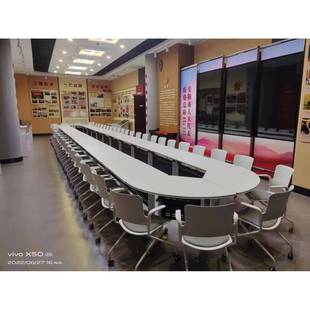 室办轮公椅议椅带滑会LDU议椅会子