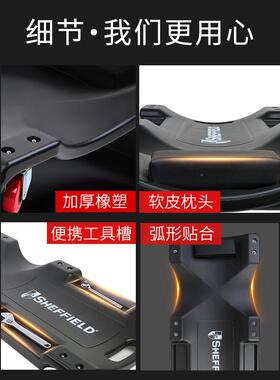 740cs修车板睡板加厚款滑板车专业36寸汽车维修车底躺盘汽保轮工