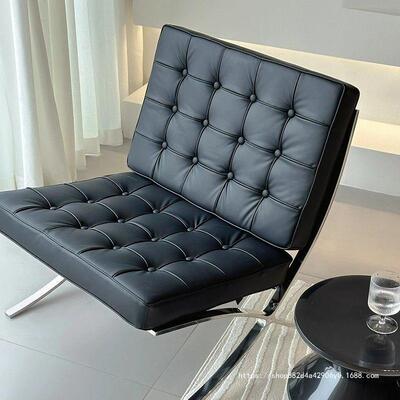 单人极简躺椅沙发设椅人意客厅计师轻奢懒人休单闲椅子阳式台528
