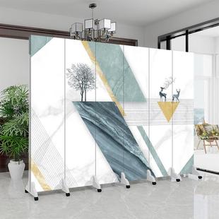 新中屏MOO风隔断客厅遮办挡可移动折叠式 公山水酒店房室间隔断墙