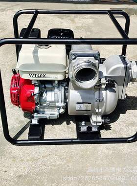 WT30HX泥型力污水泵无品牌/小防汛自吸排污浆重泵便携式汽油抽水