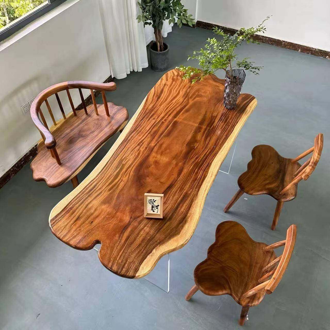 ret大南美胡桃实木板茶桌原板木木老板办公桌雨木大板桌面茶台茶,商业/办公家具,大班台/主管桌,淘宝优惠券,粉丝福利购,淘宝优惠卷