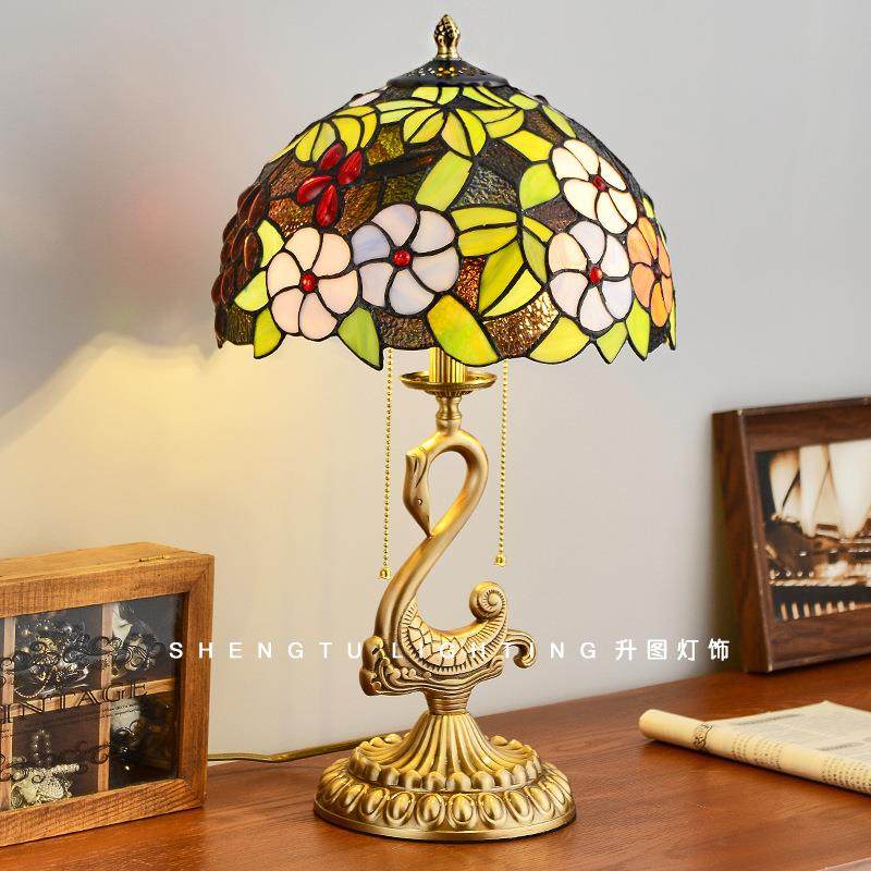 2708美式全铜台客灯复古厅欧式奢华客厅书装饰柜摆件欧式卧室床房,家装灯饰光源,装饰台灯,淘宝优惠券,粉丝福利购,淘宝优惠卷