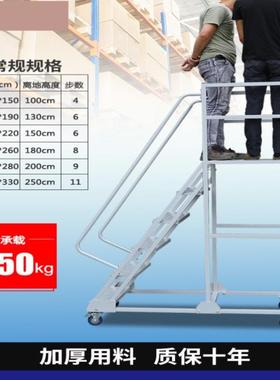 载重拆取物作业可卸高梯伸缩铝合金凳登子台防JWD滑移动两三平电