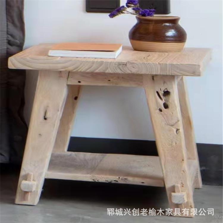 新中式榆木方案ZJK子单人原用板凳老榆木托尼圈椅凳家主人扶手木