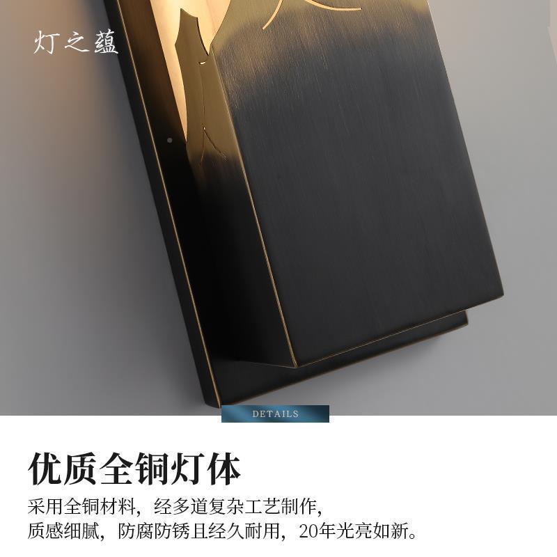 新中长式全铜云壁石523户外防水灯别墅大门壁灯花园庭院阳台外条