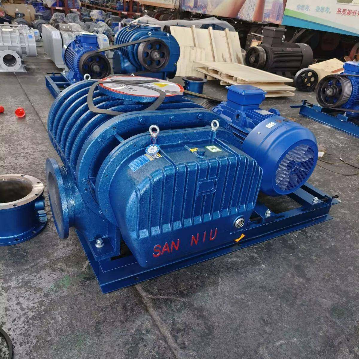 罗茨鼓风机N,鲁式,三叶机风,压型三牛318S送R大风量