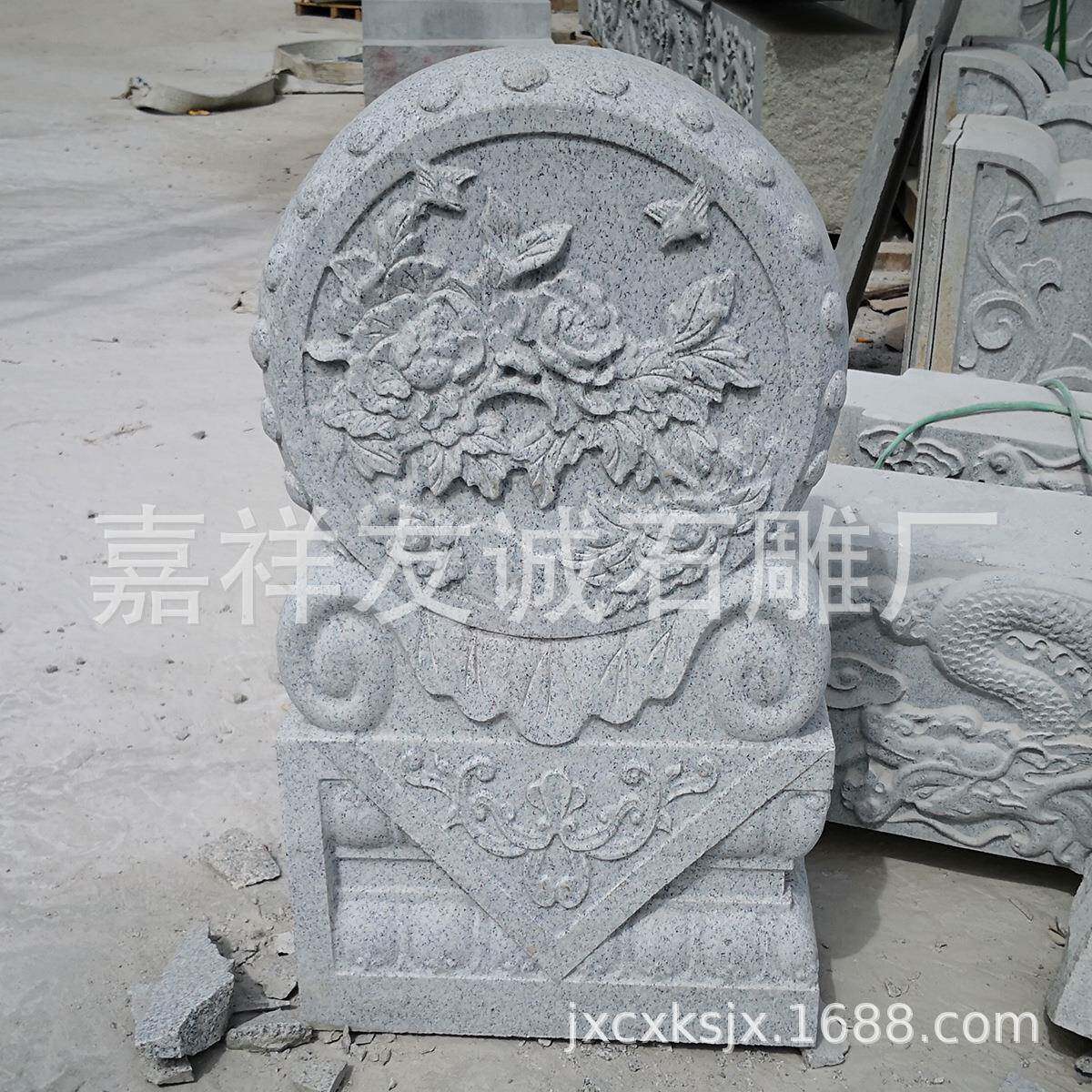 雕门墩石抱2023525石鼓青仿古做旧小象汉石白玉貔貅狮子石鼓门口