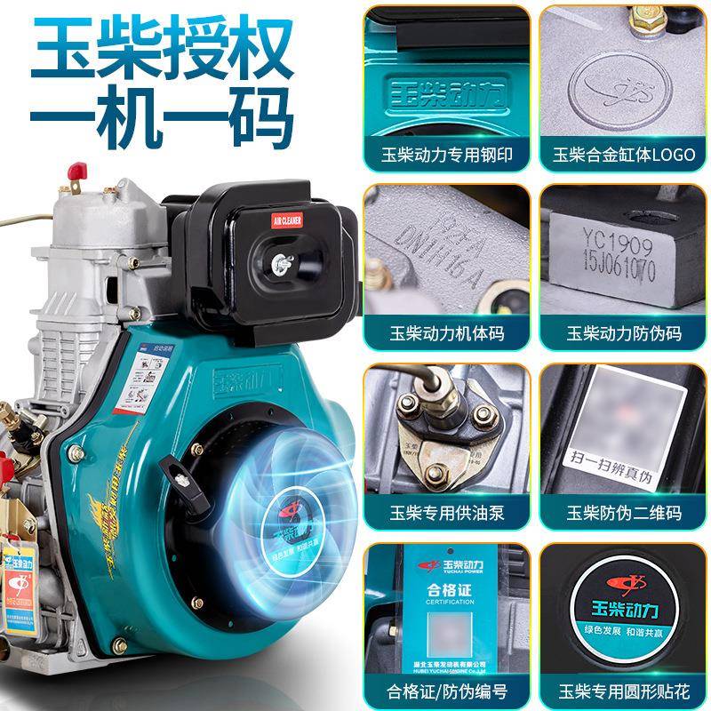 动力柴发电机68/10油/5/EEX瓦220单三相380小型家用低噪音其千他