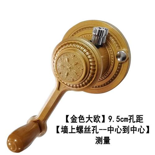 阳台双杆晒衣架推拉换挡 欧式花型 圆形心连心手摇器 升降器