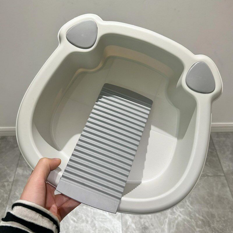 带搓衣板脸盆学生宿舍洗脸盆洗内衣内裤小盆洗衣盆子加厚塑料耐摔