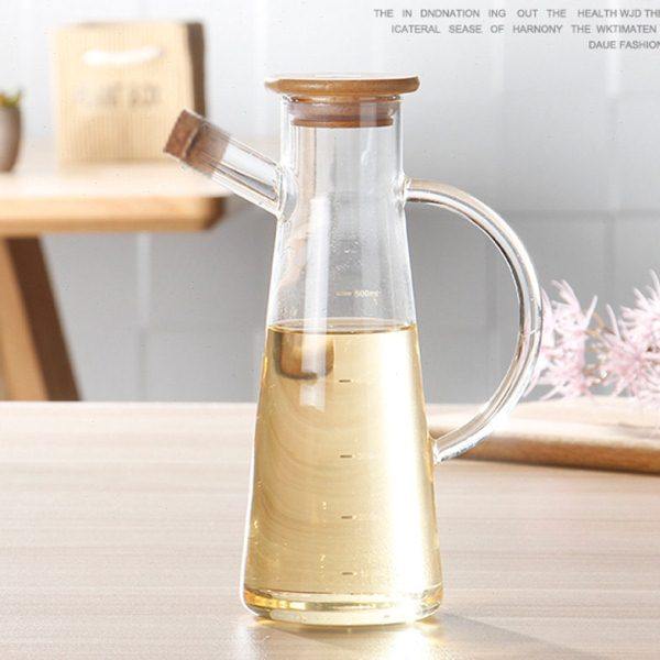 高硼硅玻璃油壶防漏醋壶酱油瓶厨房耐腐蚀料酒麻油辣椒油瓶送底座,厨房/烹饪用具,油壶,淘宝优惠券,粉丝福利购,淘宝优惠卷