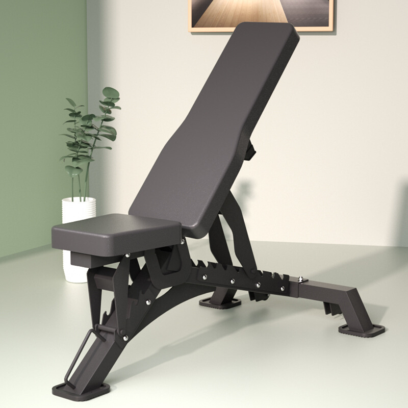 哑铃凳多功能健身椅子健身房飞鸟卧推凳杠铃家用可调凳平凳