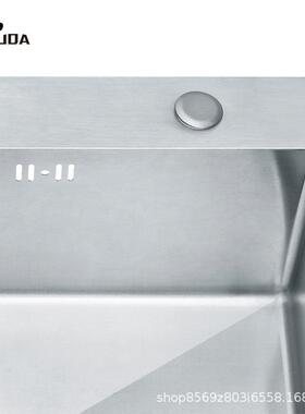 用304不钢水锈槽房洗碗盆洗菜洗手池一82491体手厨工盆单槽加厚家