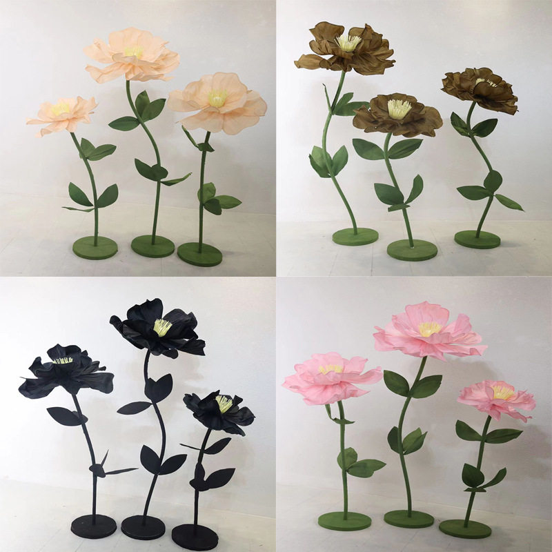 婚庆仙女花仿真路引花成品
