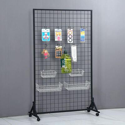 立式美术展20707网架落地移动网展片示超市网格网架展会幼儿园饰