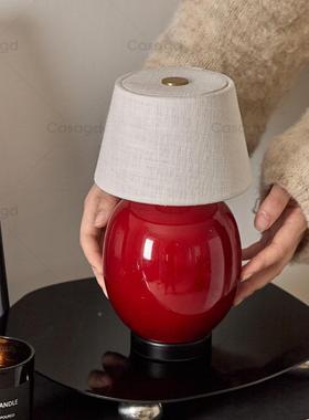 中古氛围夜光台E轻灯复古简约LD灯主卧室CASA-T11床头台灯奢风装