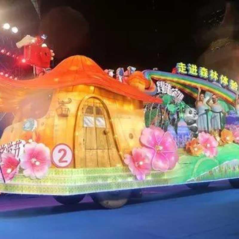 巡游彩车商花SXD庆彩船业宣传活动节美陈道具车制作厂家源头造型