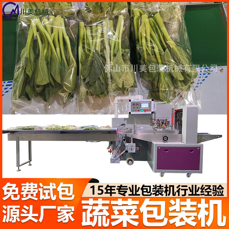 果蔬玉米枕式自动套袋包装机