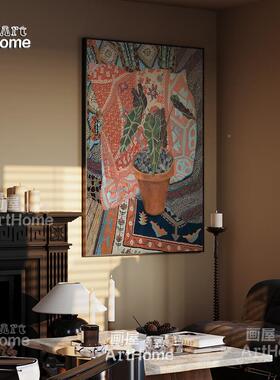 东方美学艺术收藏挂新中轻关中古客式厅书房玄关AHB走廊过道抽象