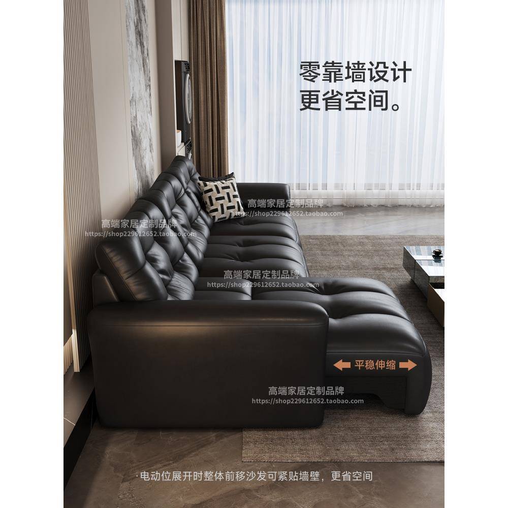 式零靠电墙能伸缩智动沙发床简约多功能两F9856T5M用家庭影院客厅