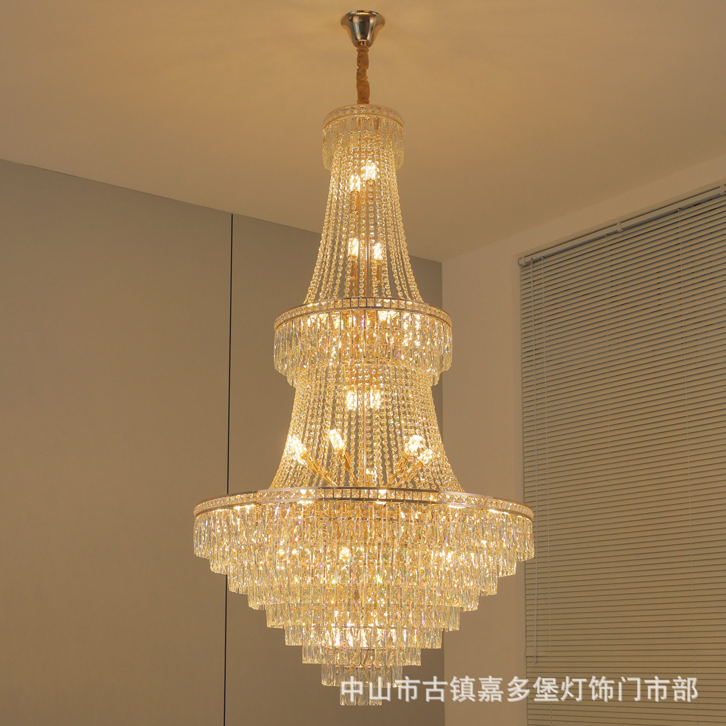 轻奢水晶吊灯现代简约大气主