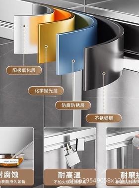 2025款304不锈钢厨房品功能置物架新调味瓶罐收纳架台面BW83232调