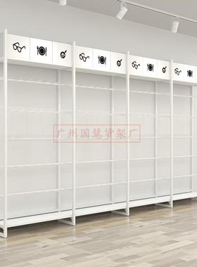 名创款优货品宠489架白色饰品文具母婴铁木板物多层展示架存储架