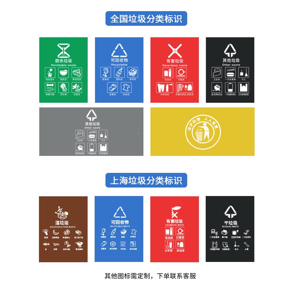 大号户外垃饮圾桶大XY码容物业量商大用餐干湿分类240升8环卫容量