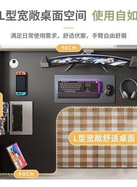 床上角上书桌台式办公桌宿舍上HJM下转铺懒人脑桌家l电型床上桌铺