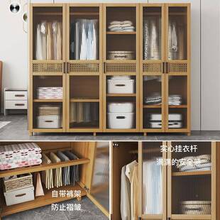 柜租木房简易经出结FAL实经济型实耐衣用宿舍收纳组装 家用卧室挂