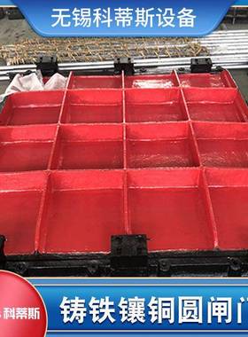 铸铁镶铜方门方闸形加铸铁镶铜闸INO门平面暗杆铸铁方闸厚门