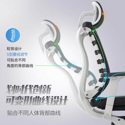 opti绿高m轻奢MOTION端电脑椅家用色调节升降老a板椅子可躺人体工