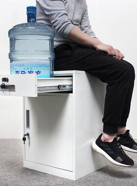 柜铁皮10459文件柜桌办公室工具抽屉矮床头料小柜子收下纳资带锁