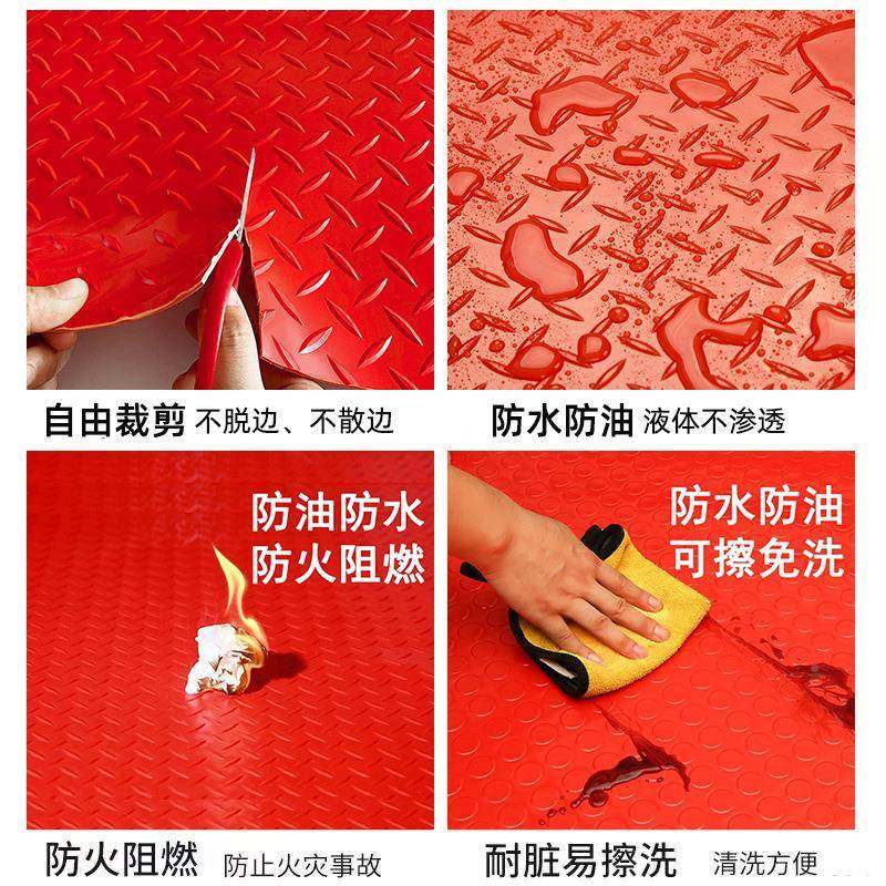 PVC垫耐磨阻燃胶皮防人滑字纹铺满地胶地人字纹地廊脚垫汽车装具